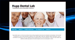 Desktop Screenshot of huppdentallab.com